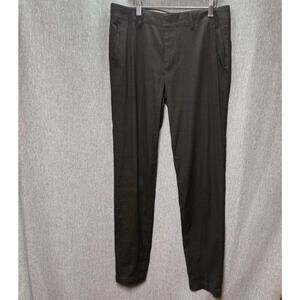 VINCE Women's Size 4 Black Linen Cotton Blend Dress Slacks Classic Designer